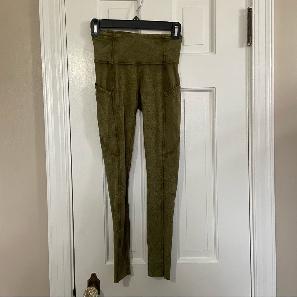 lululemon athletica Olive Green High-Rise Leggings - Picture 5 of 11